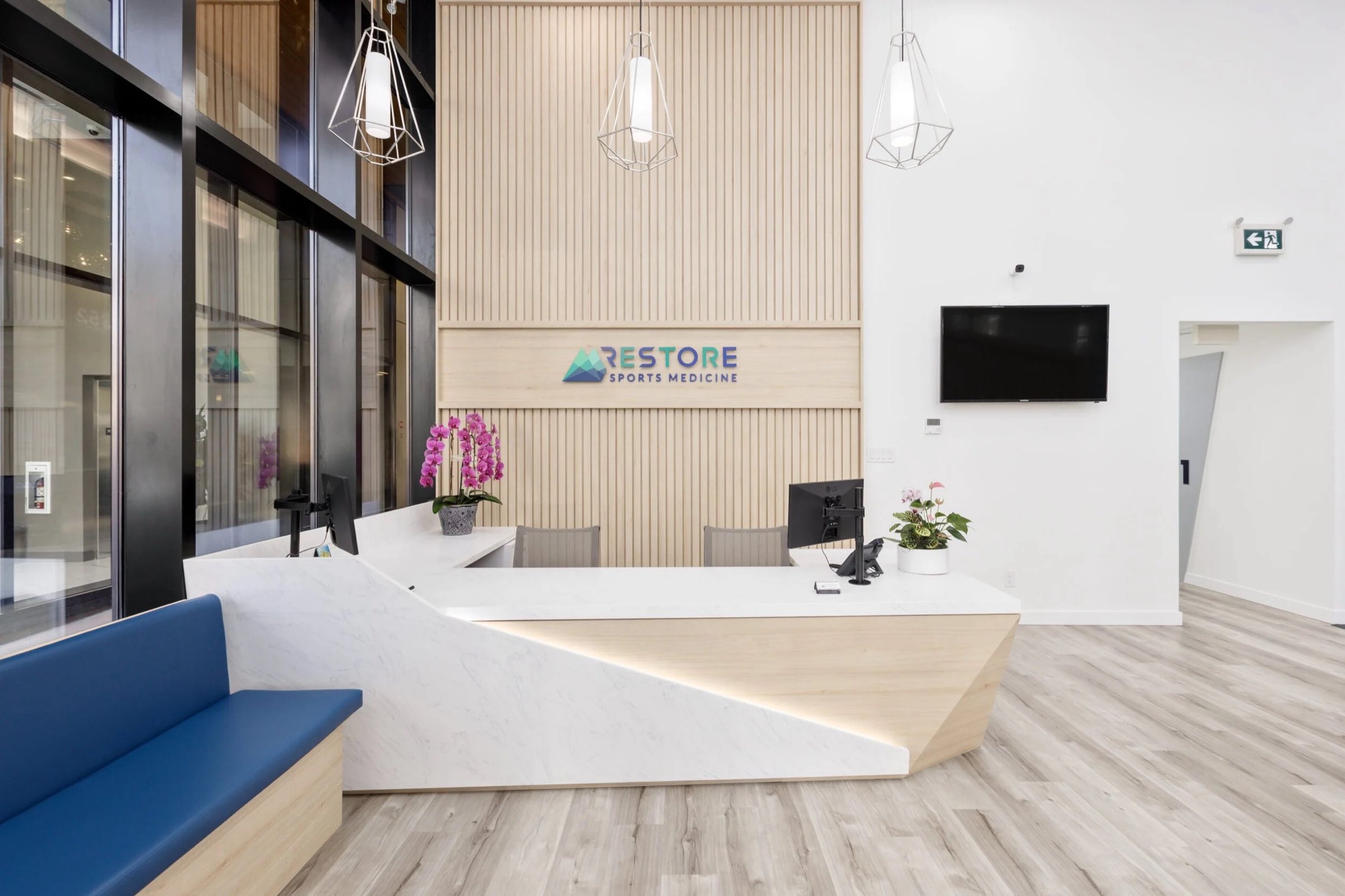 A commercial interior designed by D. A. Horvath Consultants
