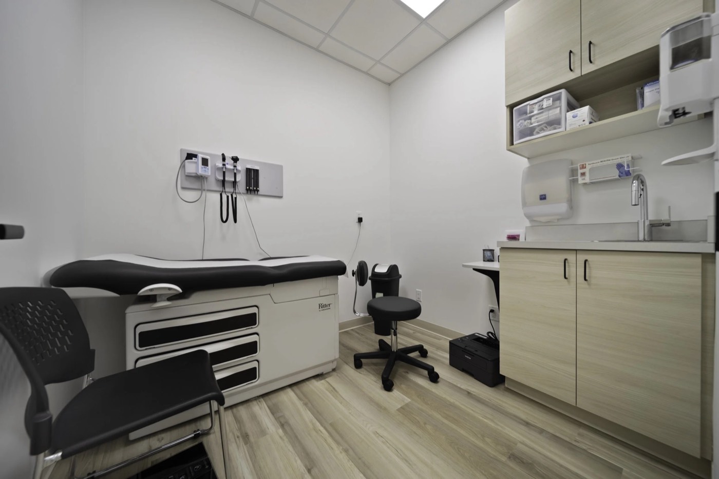 Clinic treatment room