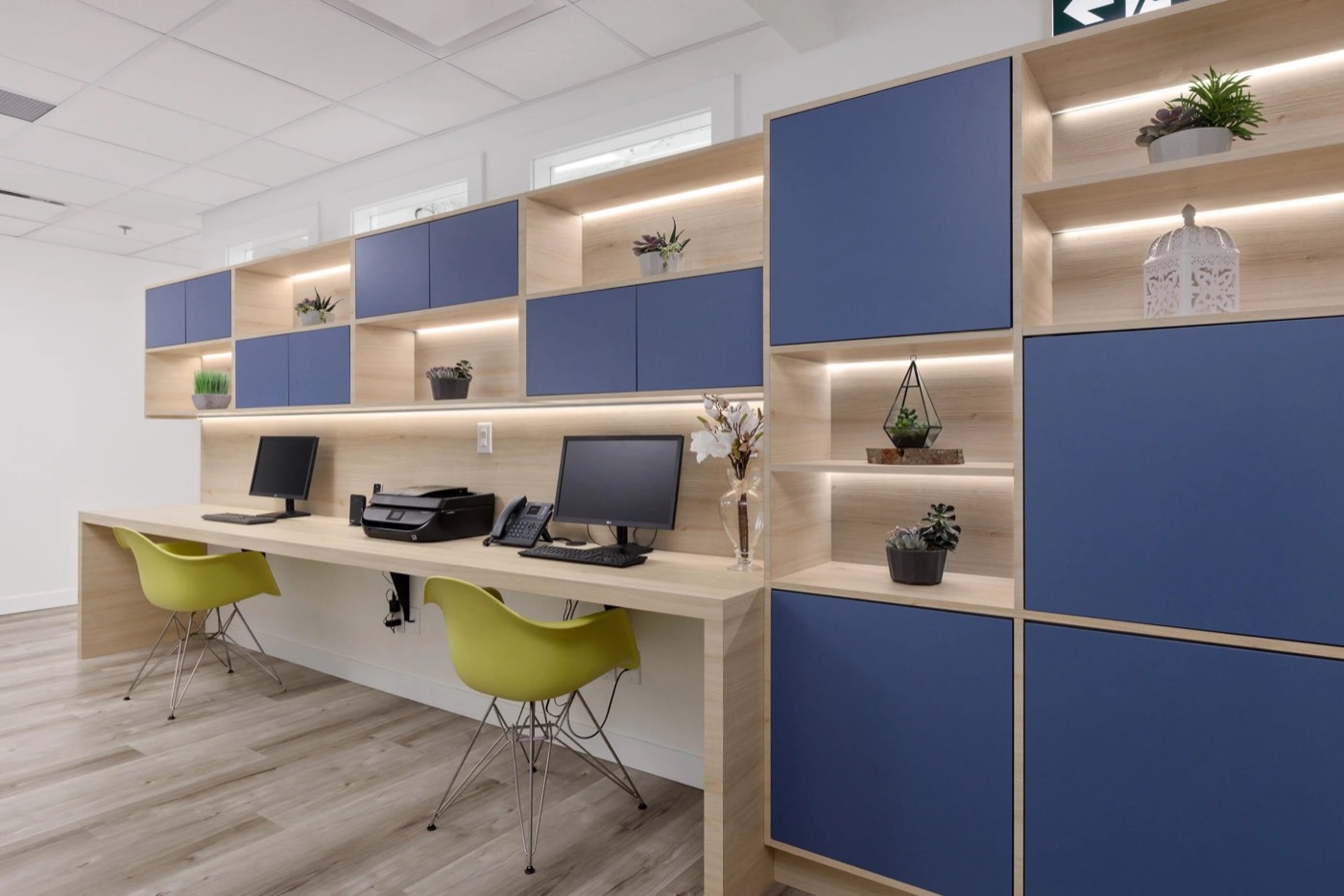 Open plan office